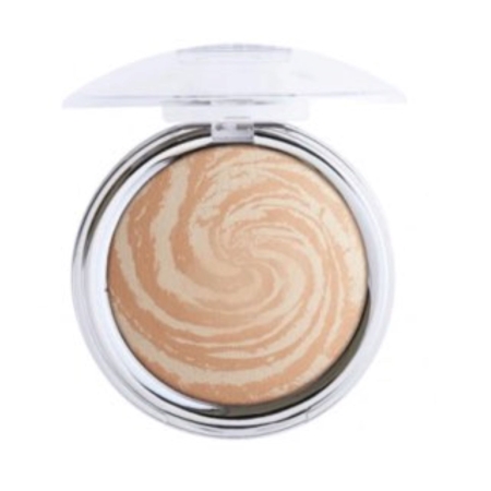 Douglas Marbellized Powder Marbled baked powder 3 Nude - ROZŚWIETLACZ - PUDER DO TWARZY - 7 g